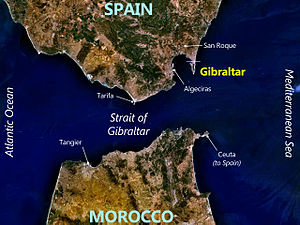 Gibraltar map