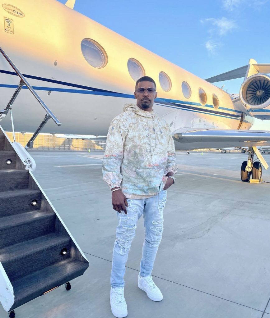 jamie foxx plane