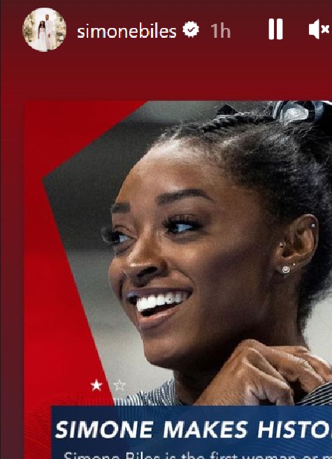Simone Biles title